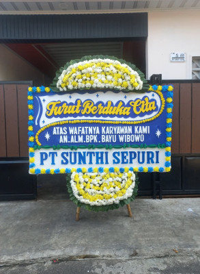 Papan Bunga Duka di Mam